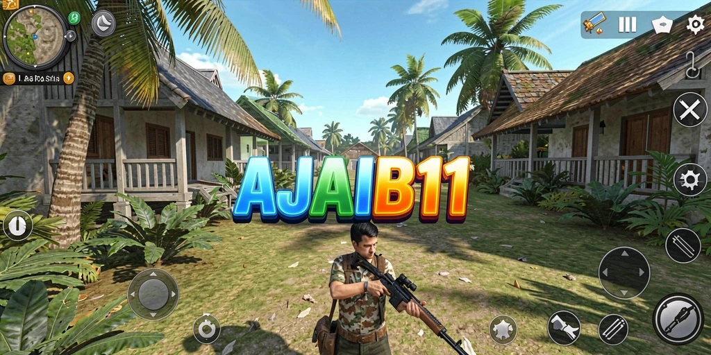 Screenshot utama AJAIB11 dengan tampilan gameplay yang menakjubkan.