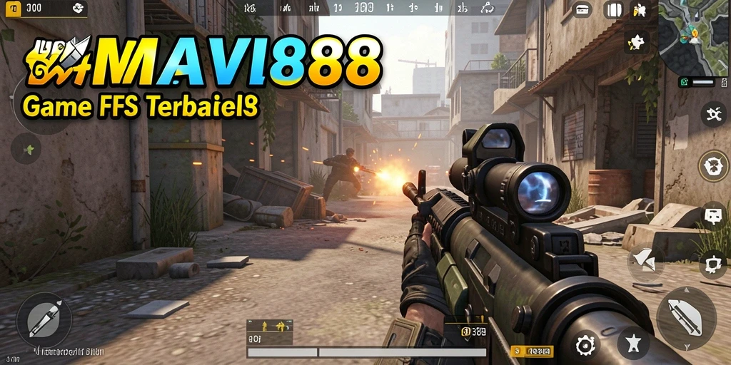 Tampilan gameplay seru AMAVI88 dengan aksi tembak-menembak intens.