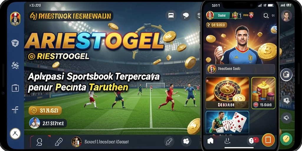 Tampilan permainan Sportsbook ARIESTOGEL yang menarik dan interaktif.