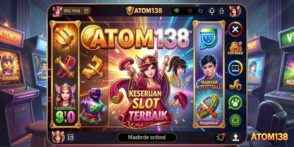 Tampilan gameplay menarik dan interaktif dari ATOM138.