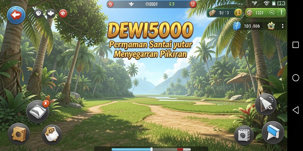 Tampilan gameplay DEWI5000 yang seru dan menantang.