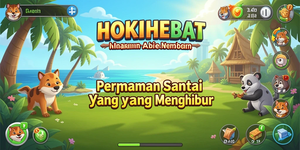 Tampilan gameplay HOKIHEBAT yang seru dan interaktif.