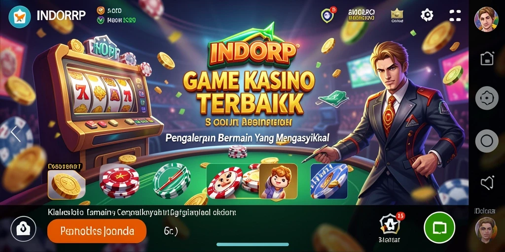 Tampilan gameplay mendebarkan dari aplikasi Kasino INDORP.