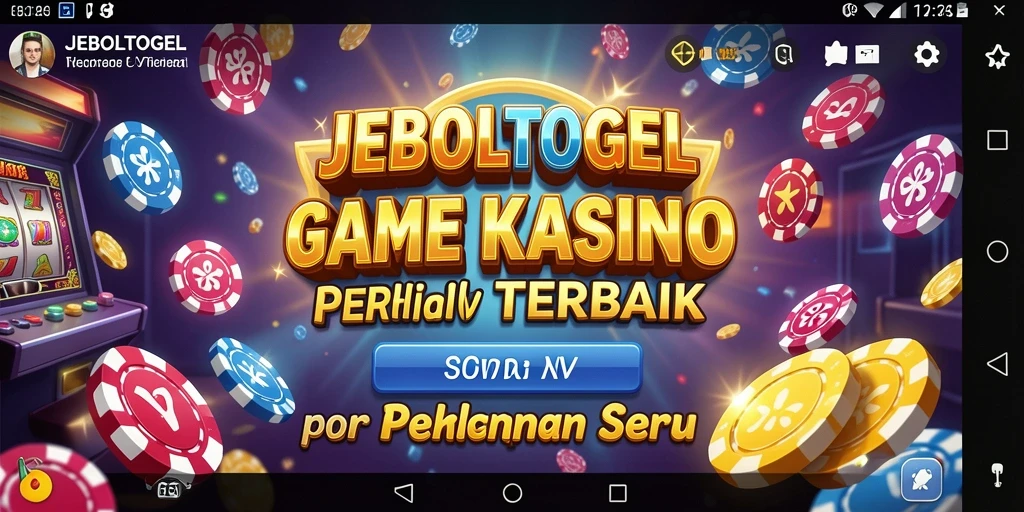 Screenshot gameplay JEBOLTOGEL yang menunjukkan suasana Kasino yang mendebarkan.