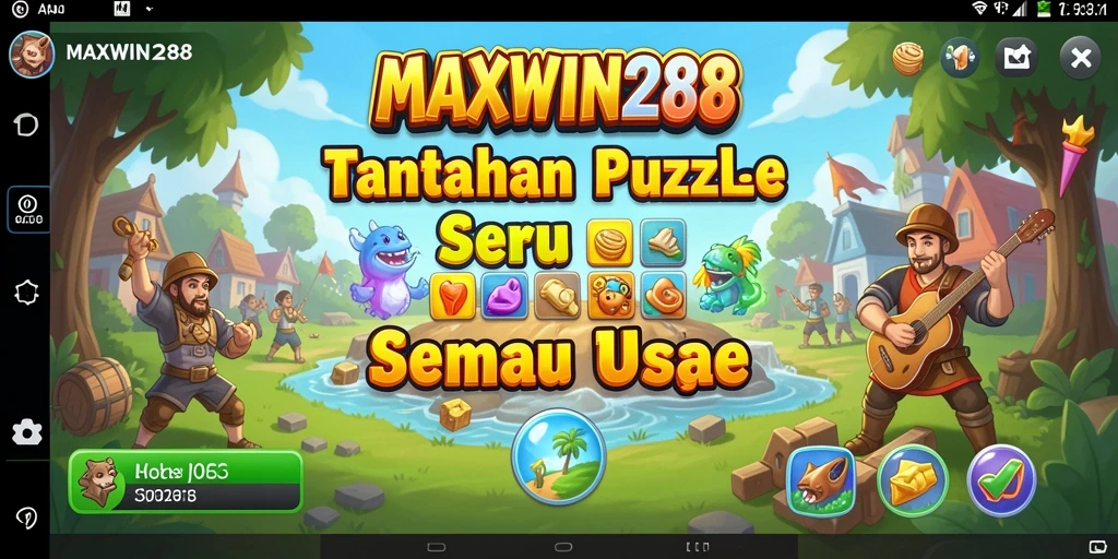 Screenshot gameplay yang menunjukkan keasyikan bermain Puzzle.