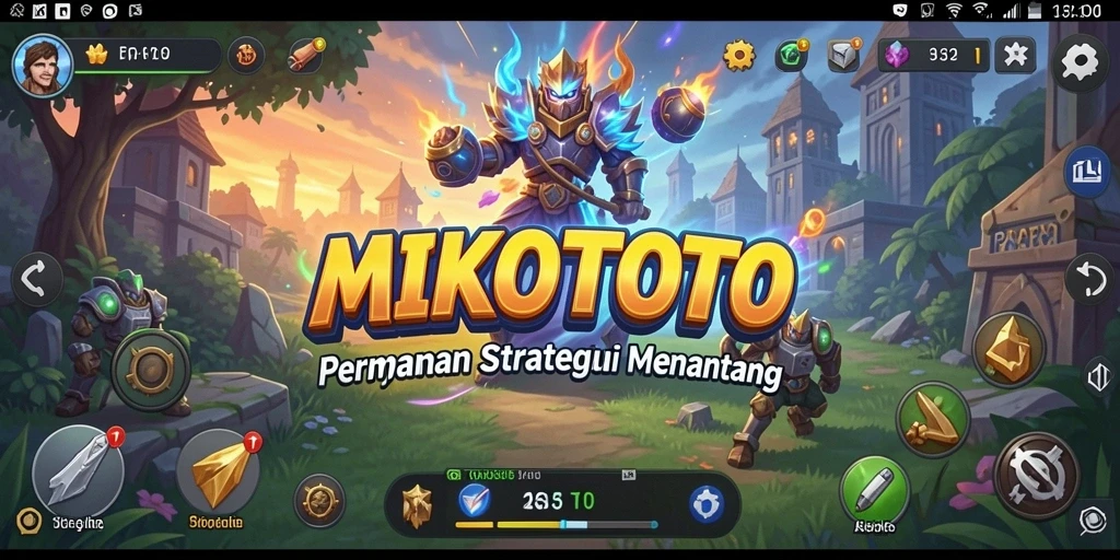 Tampilan gameplay strategi MIKOTOTO yang mendebarkan.