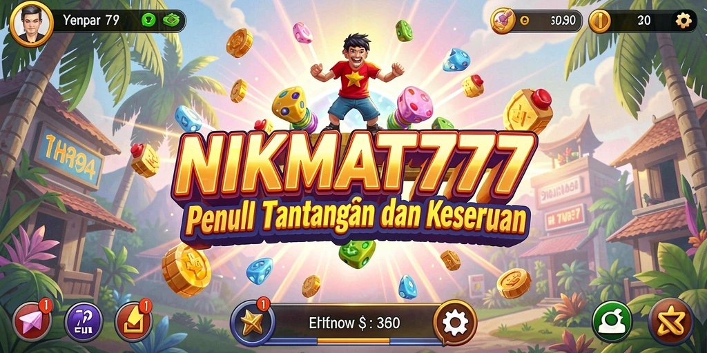 Tampilan gameplay seru dan menarik dari NIKMAT777, penuh tantangan.