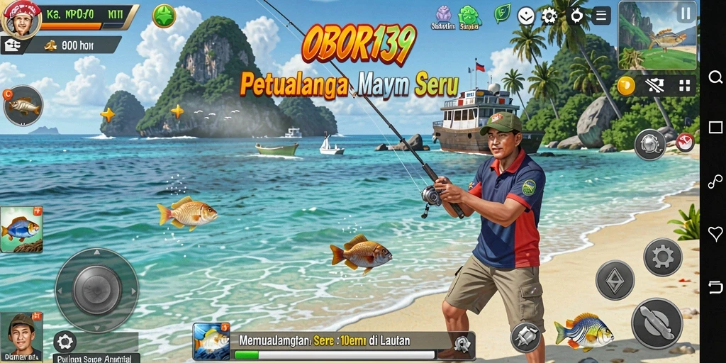 Tangkapan ikan menakjubkan dalam gameplay OBOR138.