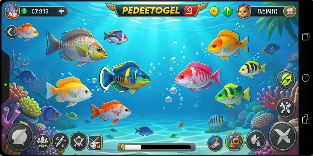 Gameplay Tembak Ikan yang seru di PEDETOGEL.