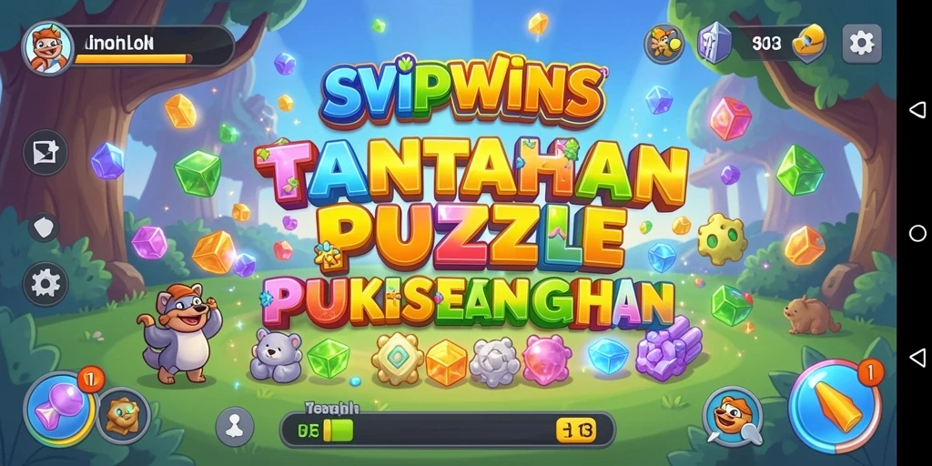 Tampilan gameplay menantang dari SVIPWINS yang penuh warna.