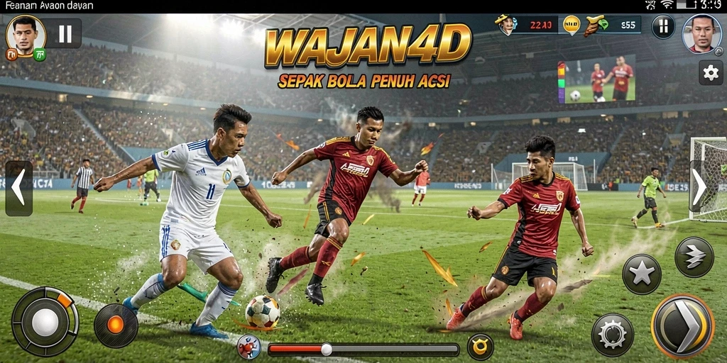 Tampilan gameplay WAJAN4D yang seru dan menegangkan.