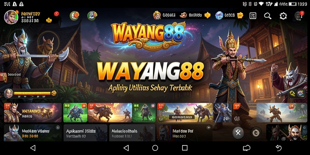 Tampilan antarmuka WAYANG88 yang bersih dan user-friendly.